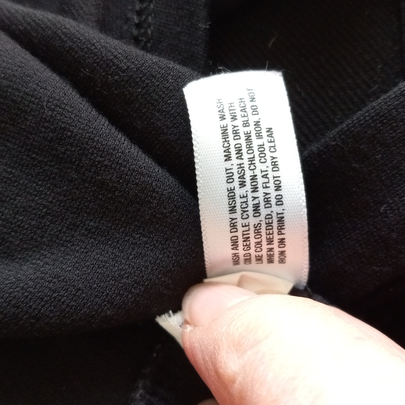 GapMaternity Black True Wrap Dress Size Med - Picture 6 of 6